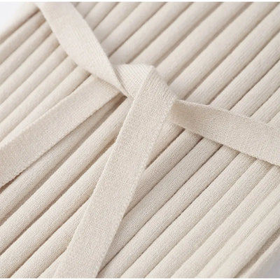 Gisela® | Einfarbiges Strick-Maxikleid