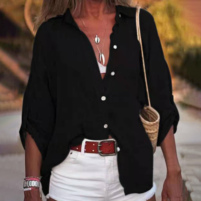 Xavia | Luftiges Leinen-Top Damen