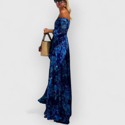 Vesper | Premium Langes Blumenkleid.