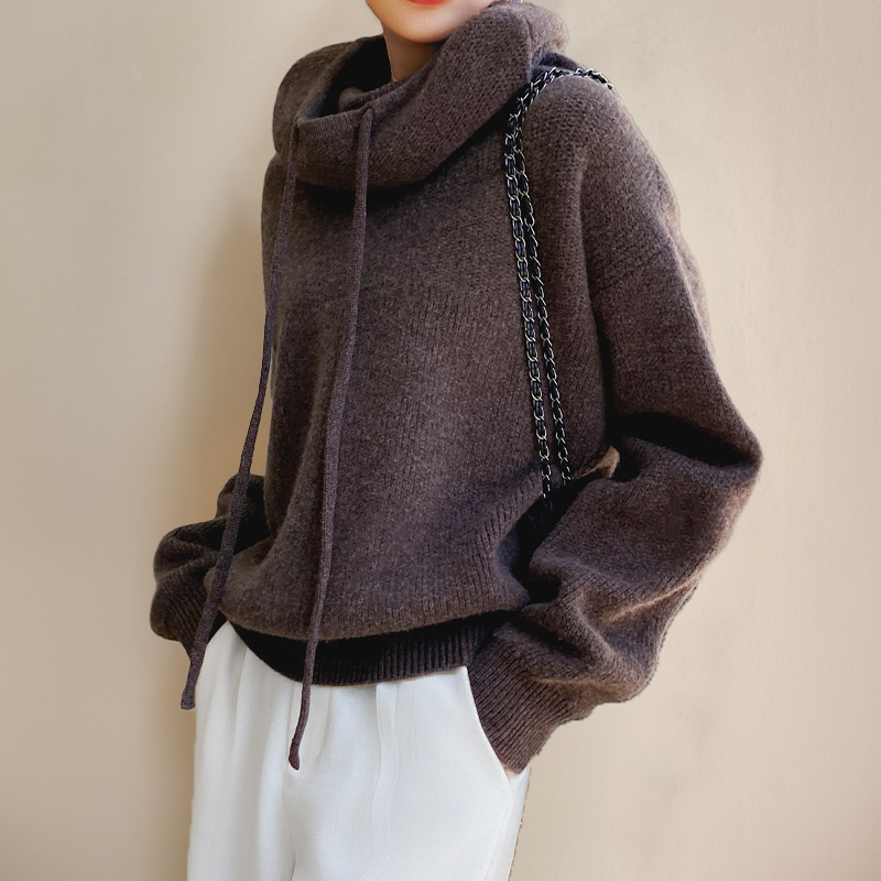 Ophelia® | Oversize Kapuzenpullover Strick