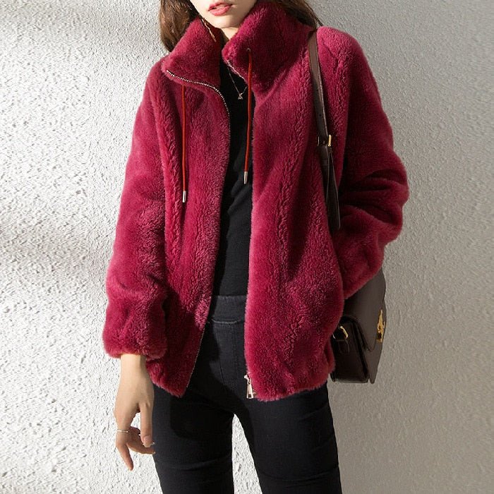 LUIZA™ | FLEECEJACKE MIT HOHEM REISSVERSCHLUSS