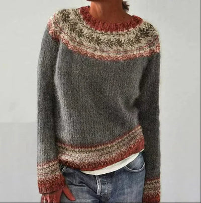 Izzel™ - Gemütlicher Fair Isle Pullover