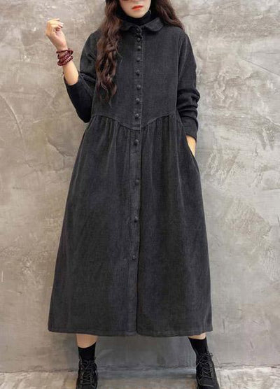 Langer Kordmantel für Frauen