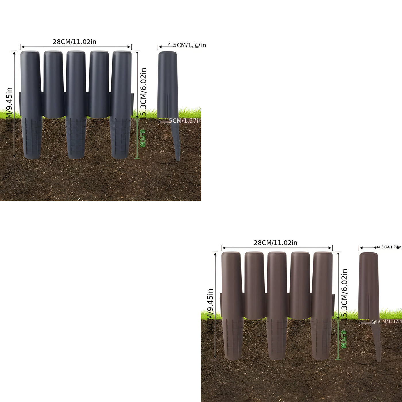 GardenEdge Pro - Dekorative Rasenkante Blumenbeet Garten