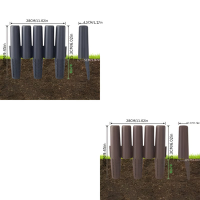 GardenEdge Pro - Dekorative Rasenkante Blumenbeet Garten