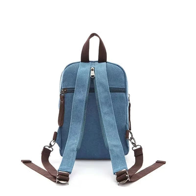 Unisex-Rucksack mit mehreren Taschen im Vintage-Stil - Axel