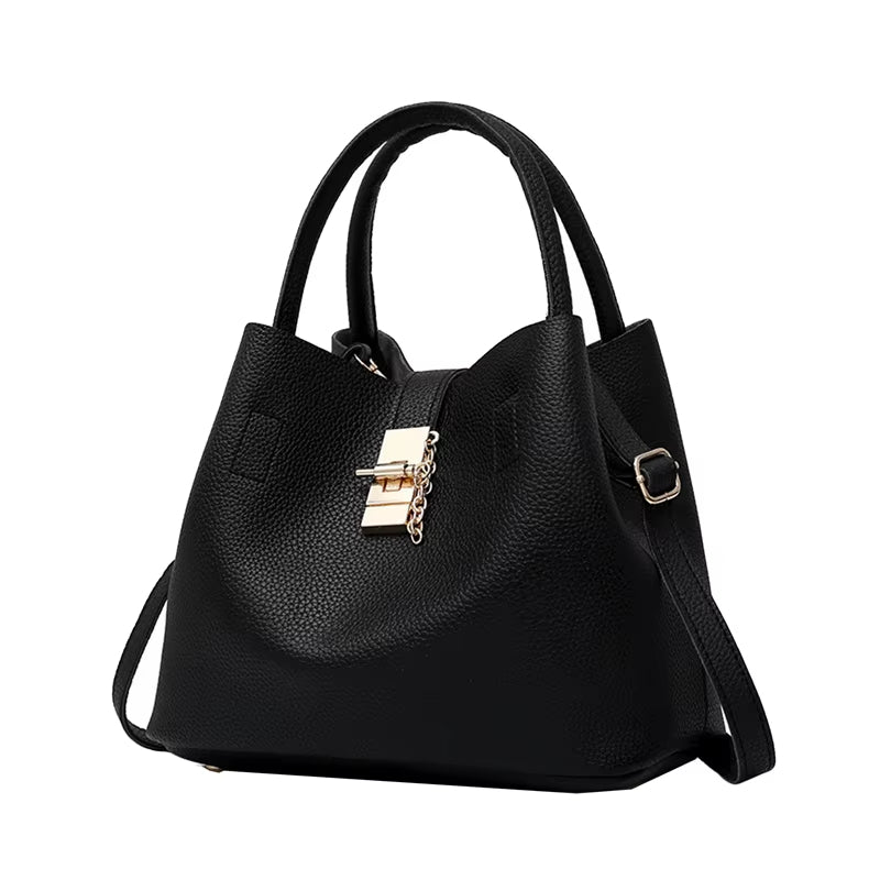 Umhängetasche für Frauen mit Lychee-Struktur - Alessia