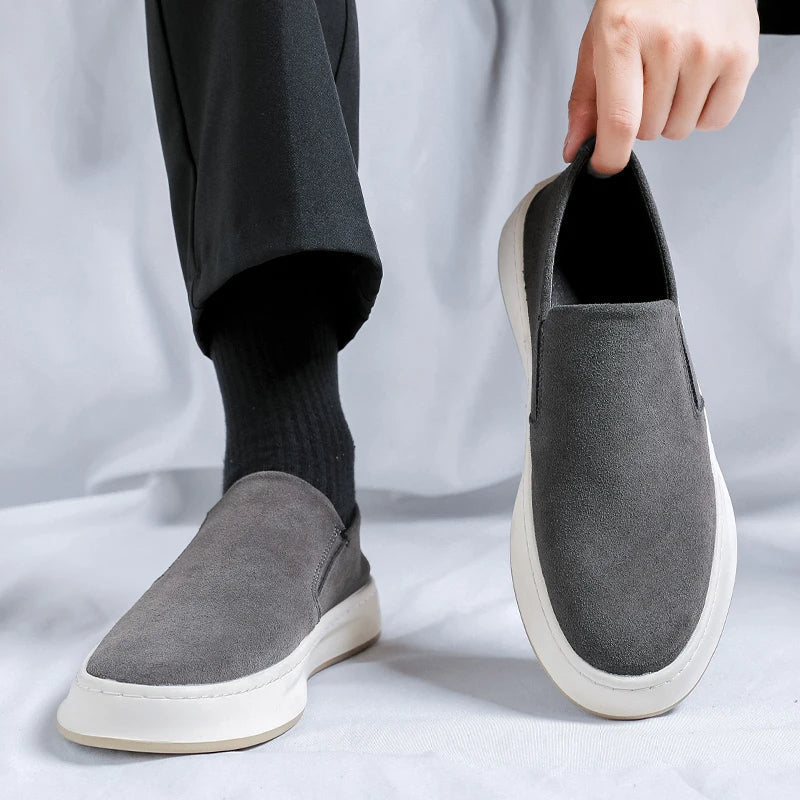 Herren-Slipper aus hochwertigem Wildleder ohne Schnürung - Rodrigo