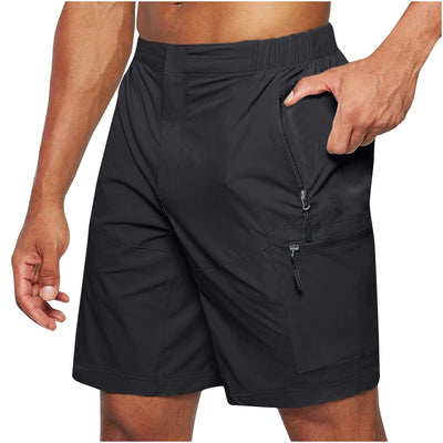 Herren-Shorts aus technischem Gewebe mit mehreren Taschen - Adrian