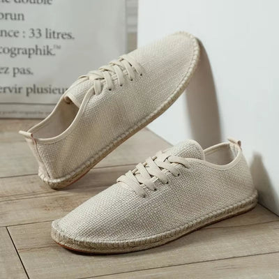 Atmungsaktive Espadrilles aus Leinen für Herren - Mauro