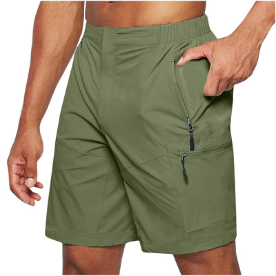 Herren-Shorts aus technischem Gewebe mit mehreren Taschen - Adrian