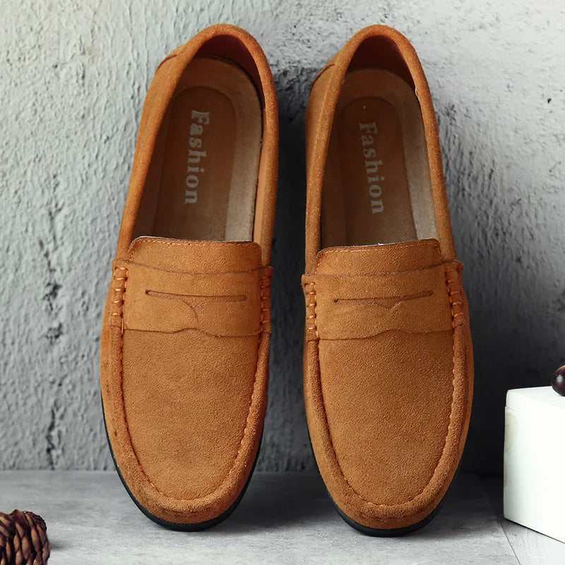 Herren Slipper aus echtem Wildleder - Larkstone