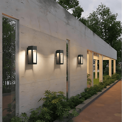 Wasserdichte geometrische Outdoor-Wandleuchte