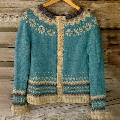 Cassandra | Vintage Island-Strickjacke
