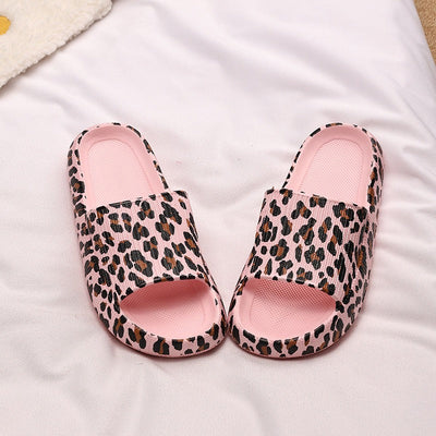 Damen Hausschuhe mit Leopardenmuster - Malika