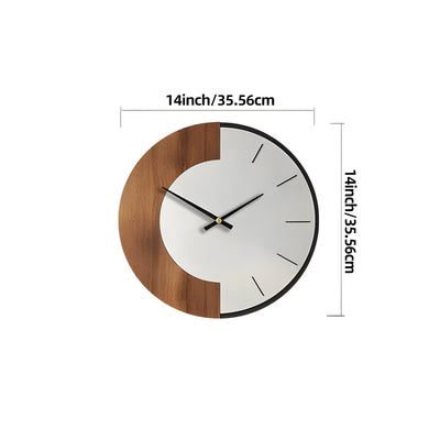VintageWood Clock – Leise Vintage-Wanduhr aus Holz