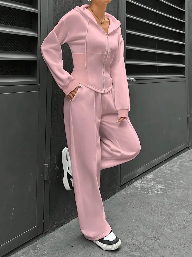 Nanci - Lässiges Zweiteiliges Set Mit Langen Ärmeln