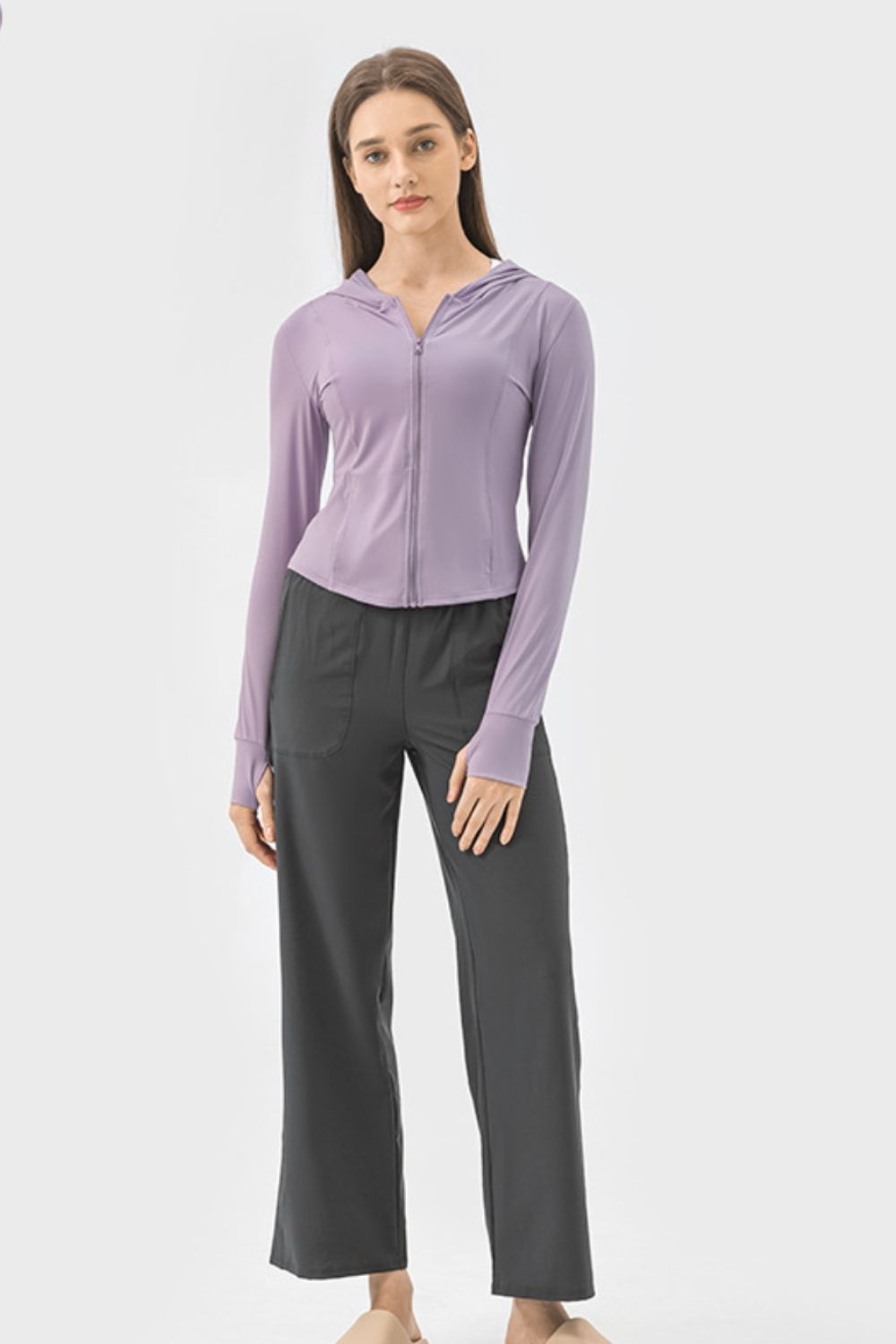 Trinelle | Funktionelle Trainingsjacke mit Kapuze