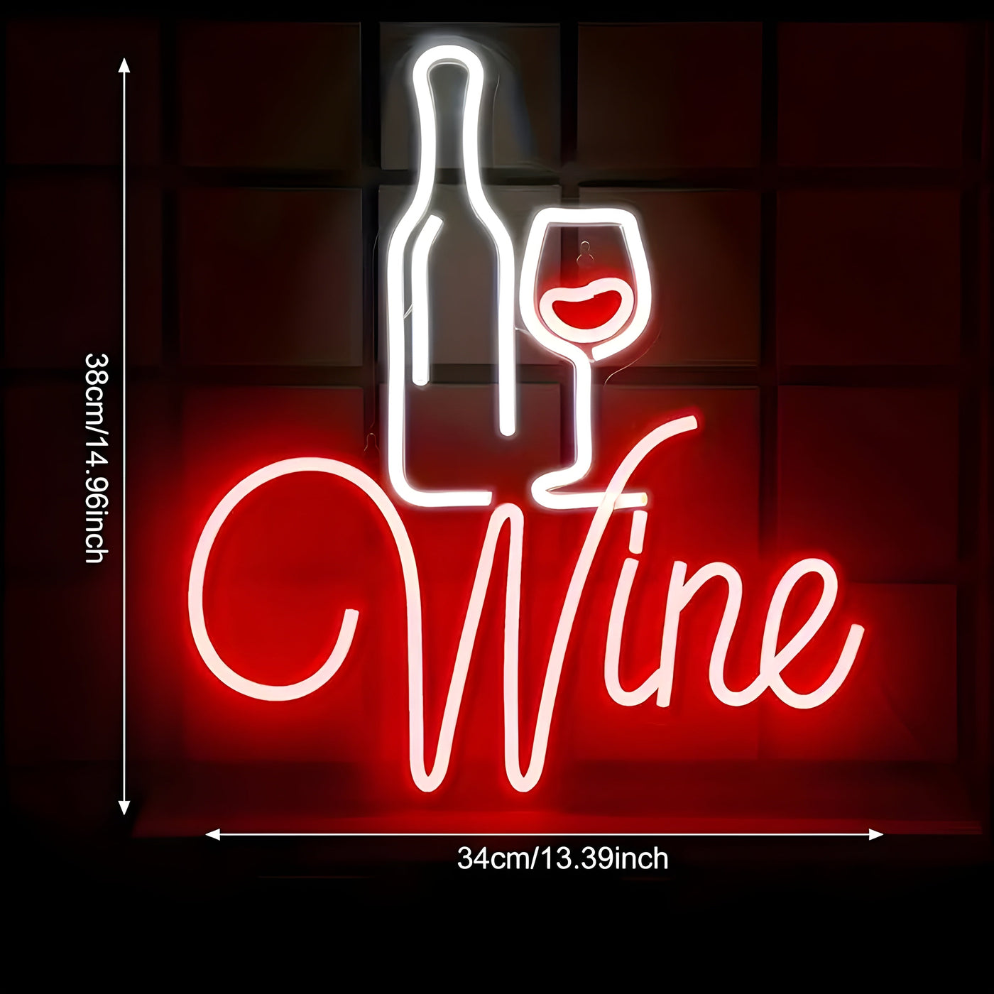 WineAura Light - Neon-Weinglas LED Party Licht