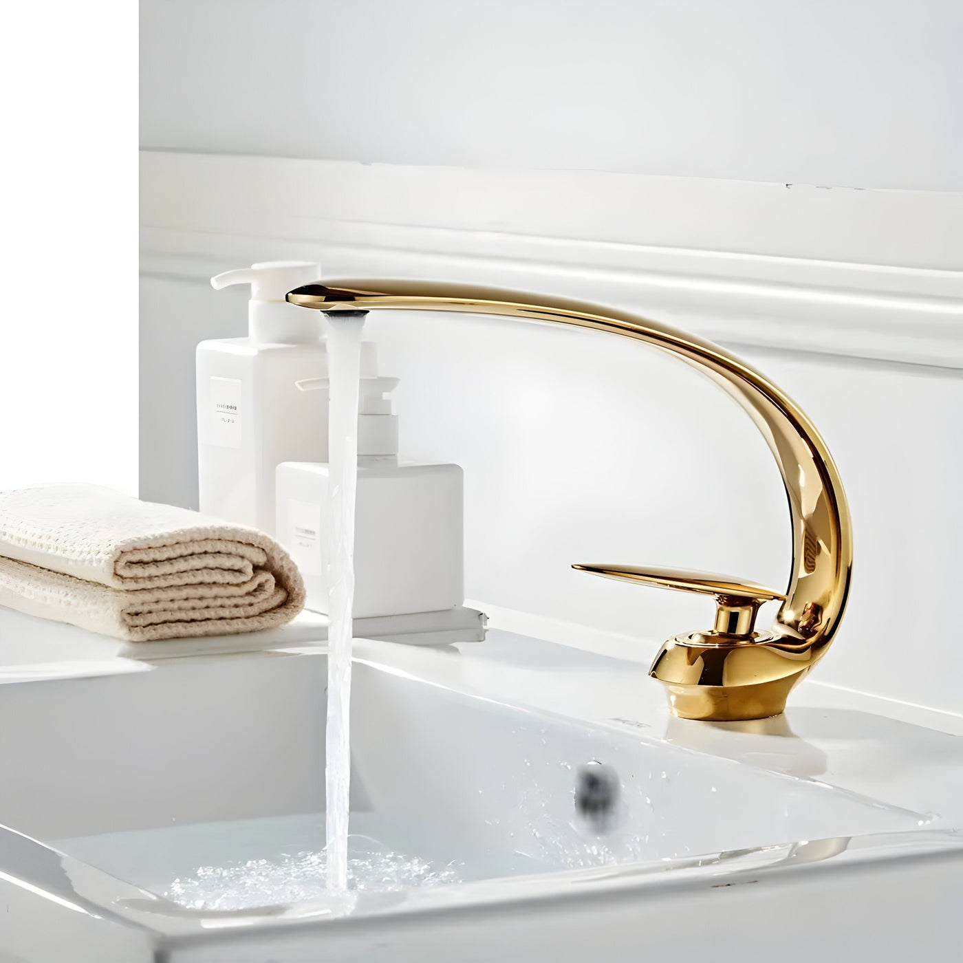 ModoSplash - Minimalistische Spültischarmatur (Duale Steuerung)