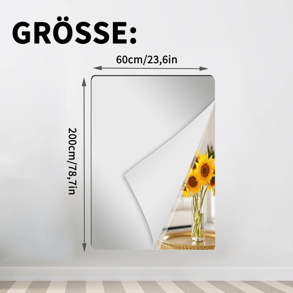 GlanzSicher™ Unzerbrechliche Spiegel-Lösung