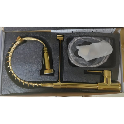 FlowNova - Multifunktionale Spültischarmatur (Gebürsteter Stahl)