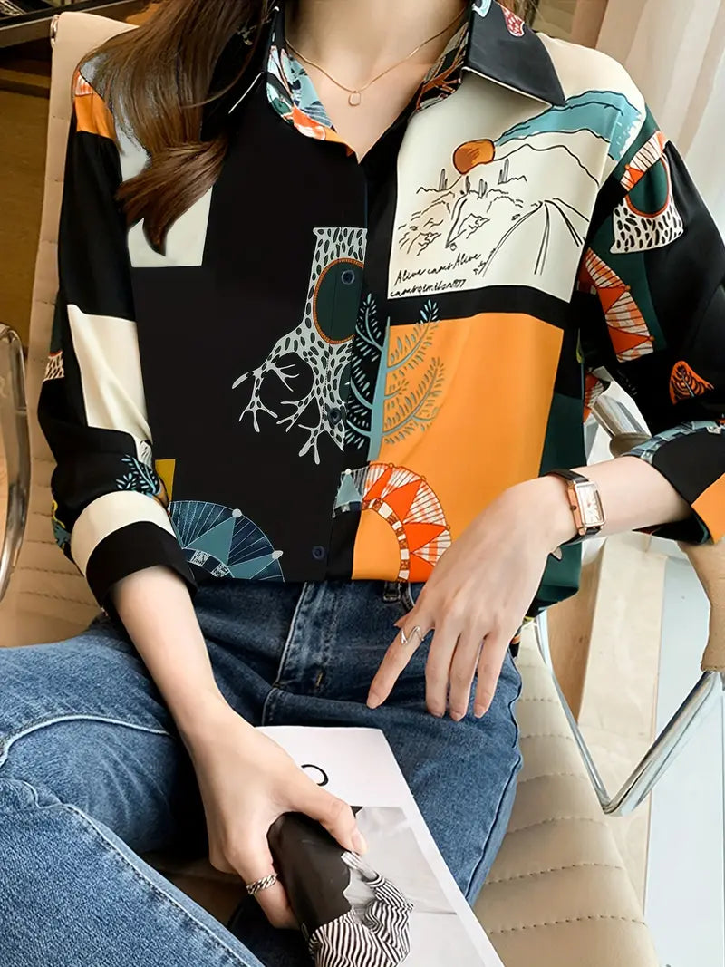 Birgit - Künstlerische Bluse