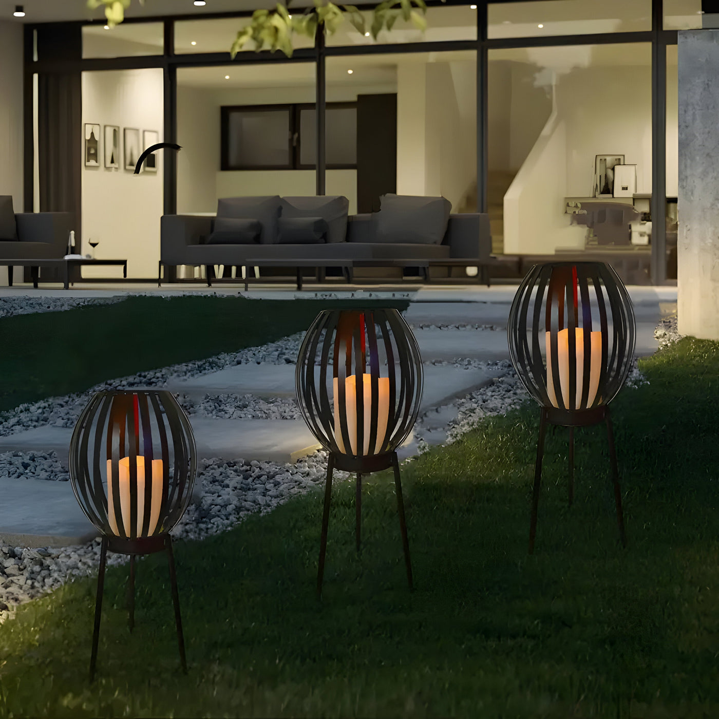 TwilightVault Light – Solarbetriebene Außen-Stehlampe