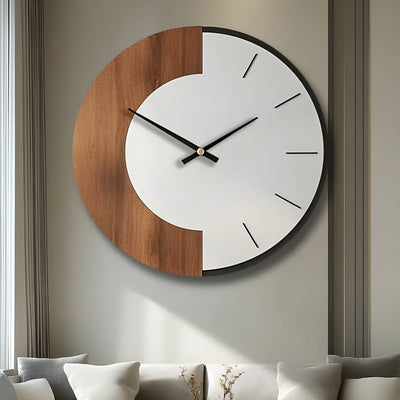 VintageWood Clock – Leise Vintage-Wanduhr aus Holz