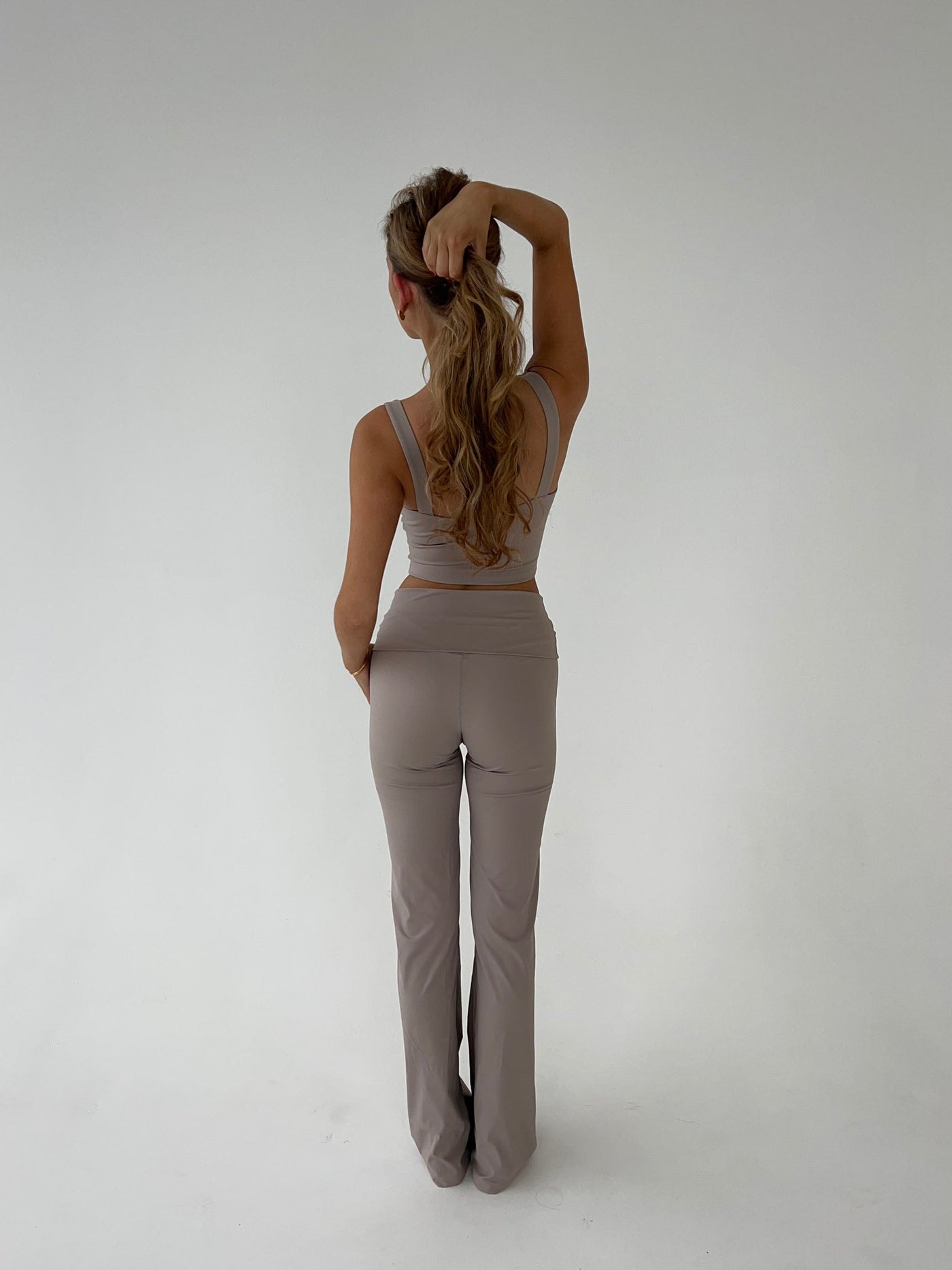 Ausgestellte Stretch Damen-Leggings - für Yoga und Freizeit