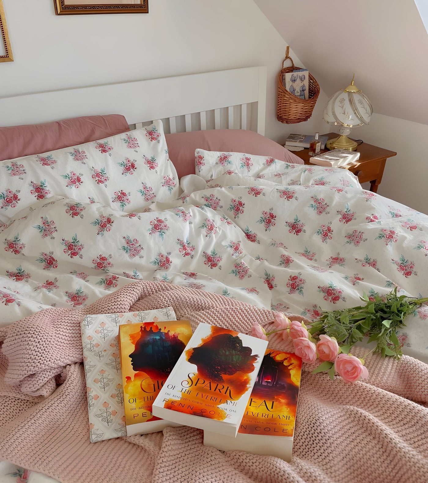 LushPetal Set – Elegantes Florales Bettwäsche-Set