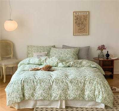 LushPetal Set – Elegantes Florales Bettwäsche-Set