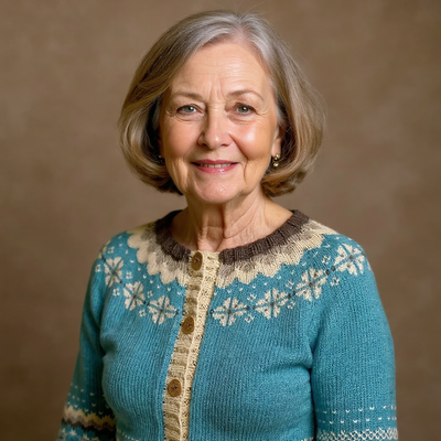 Carleigh | Vintage Island-Strickjacke