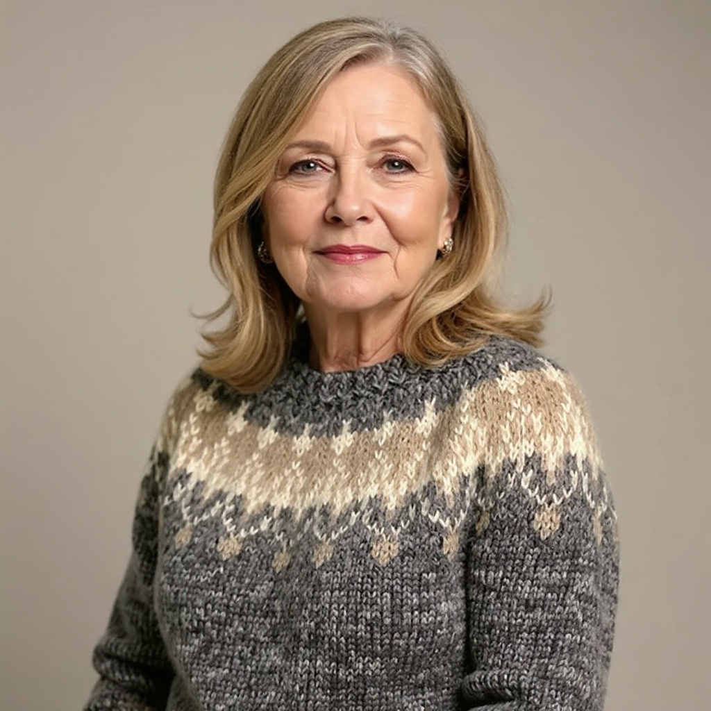 Lilyana | Vintage Islandpullover