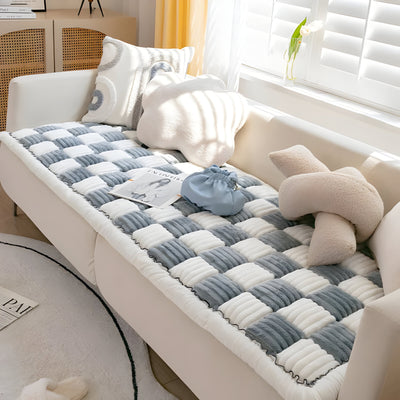 VelvaLoom Cover - Schicker Baumwoll-Schutzbezug für die Couch