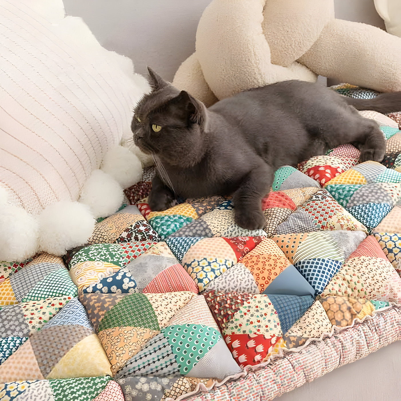 VelvaLoom Cover - Schicker Baumwoll-Schutzbezug für die Couch