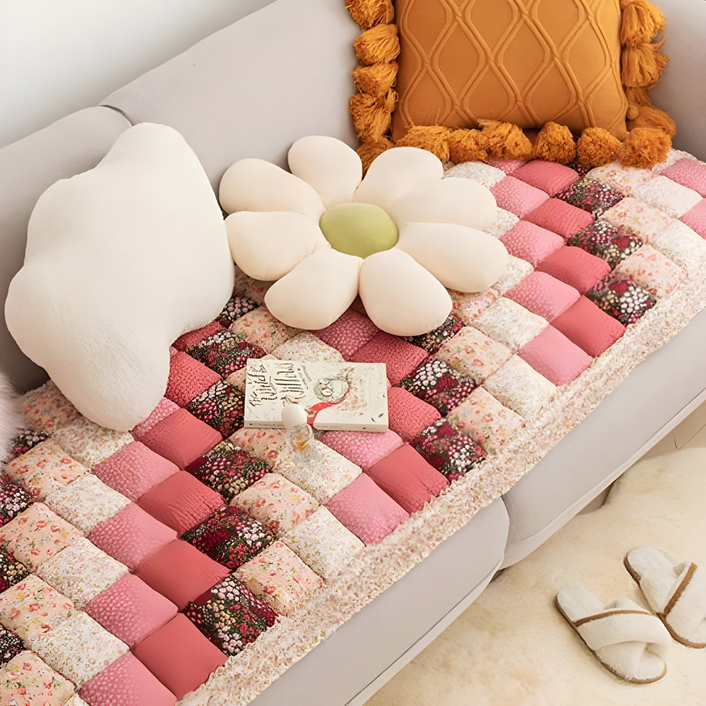 VelvaLoom Cover - Schicker Baumwoll-Schutzbezug für die Couch