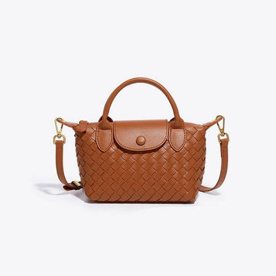 Geflochtene Mini-Tasche Damen – Kompakte Crossbody Bag mit Schulterriemen