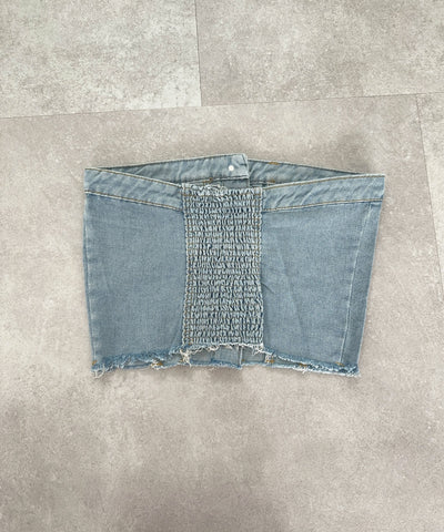 Hellblaues Oberteil mit sanfter Frische für Frauen