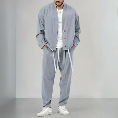 Strickjacke und Hose Set für Männer