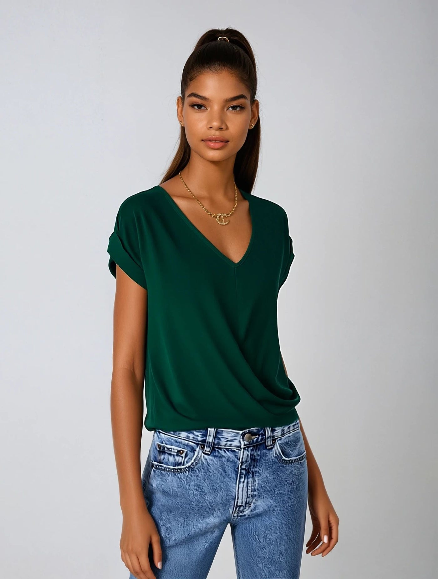 Mayfair™ | T-Shirt mit Herzausschnitt