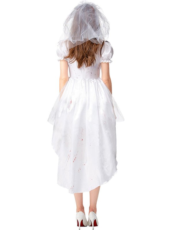 Blutige Braut Halloween Kostum Kleid | Mini