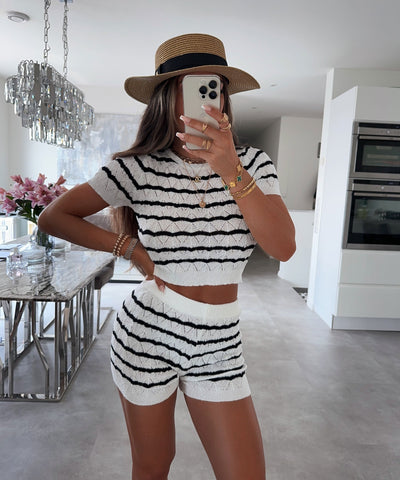 Oberteil mit Strukturmuster und eleganter moderner Ausstrahlung für Damen