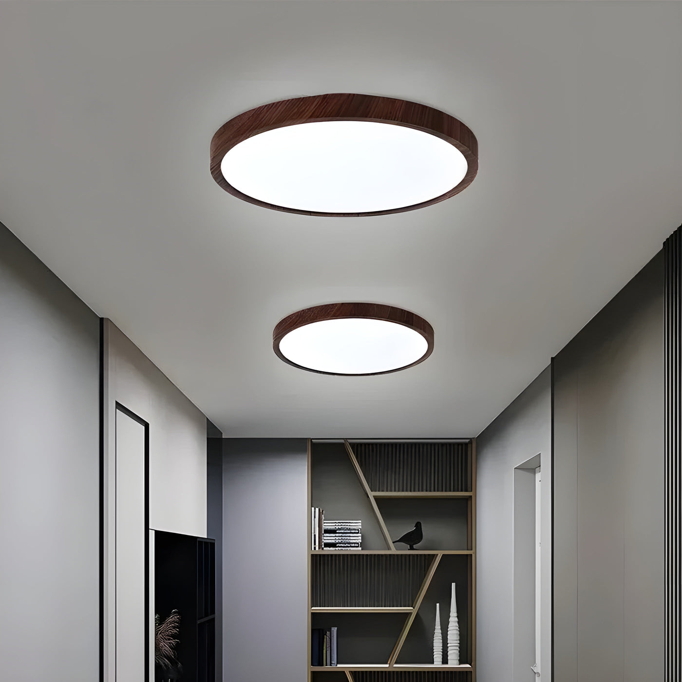 GlowGrain Light – Moderne ultradünne kreisförmige LED-Deckenleuchte