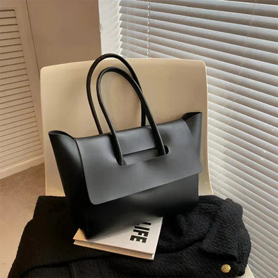 Klassische Lederschultertasche Für Damen