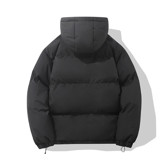 Trendige Puffer Kapuzenjacke