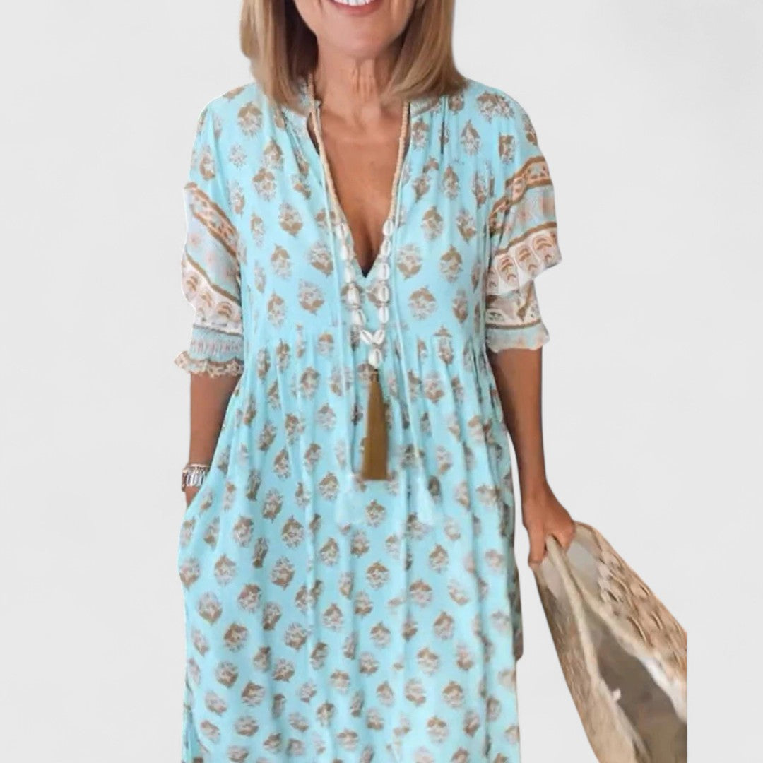 Lily | Fließendes Frühlingskleid