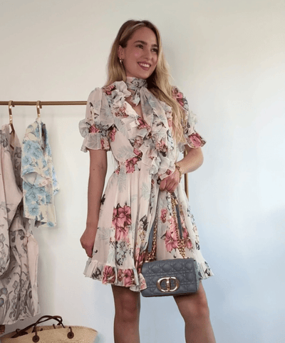 Dreiviertelarm Oberteil in Rosa mit femininer Frische für Frauen