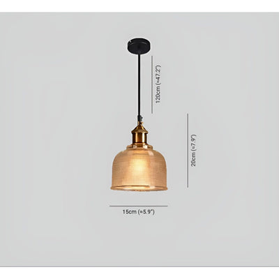 TransLux Light - Retro Glas Pendelleuchte