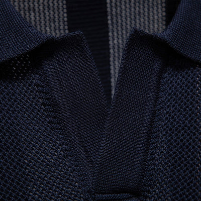 Klassisches Möwenkragen Polohemd